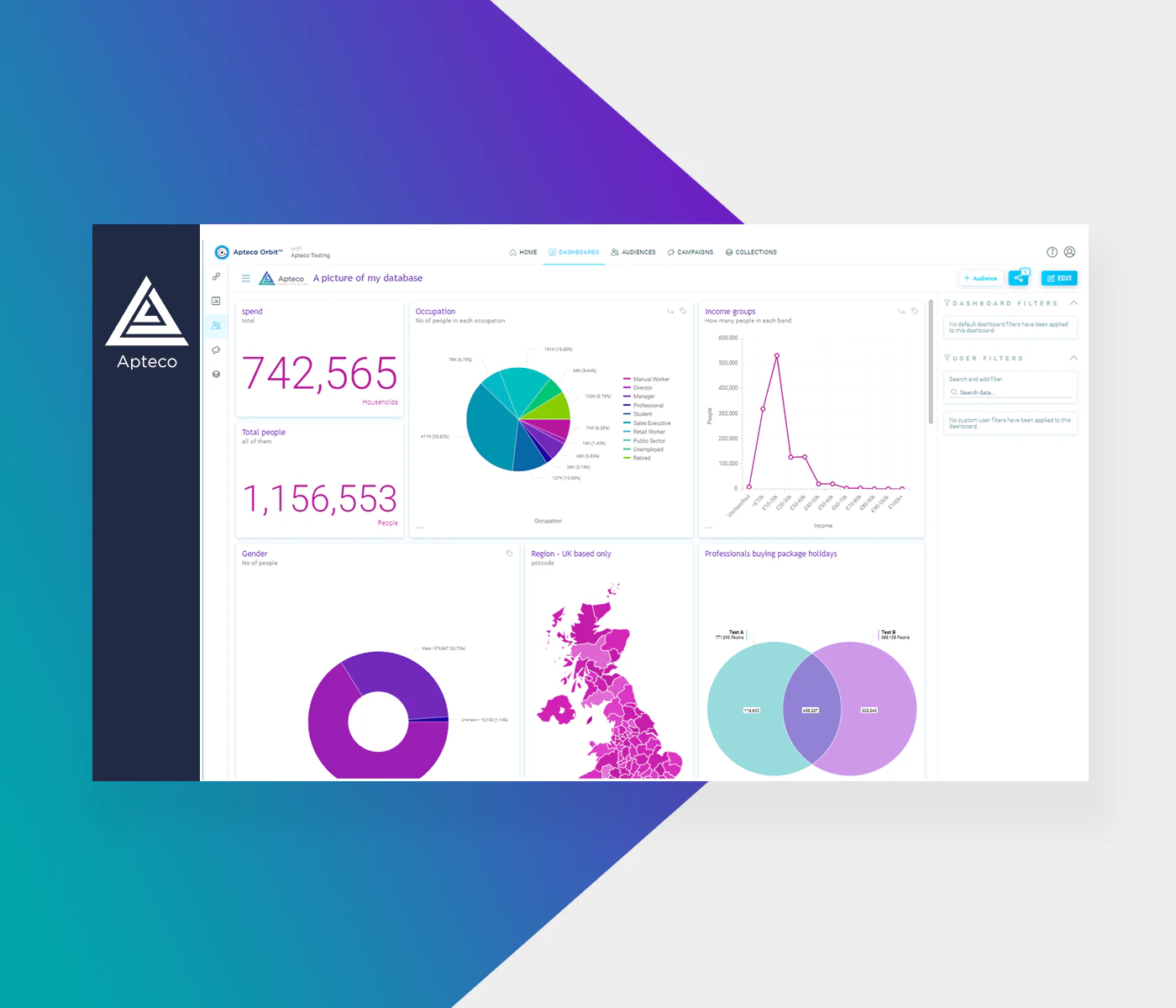screenshot of Apteco Orbit